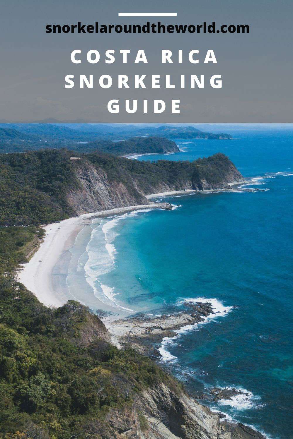 Costa Rica snorkeling - pin