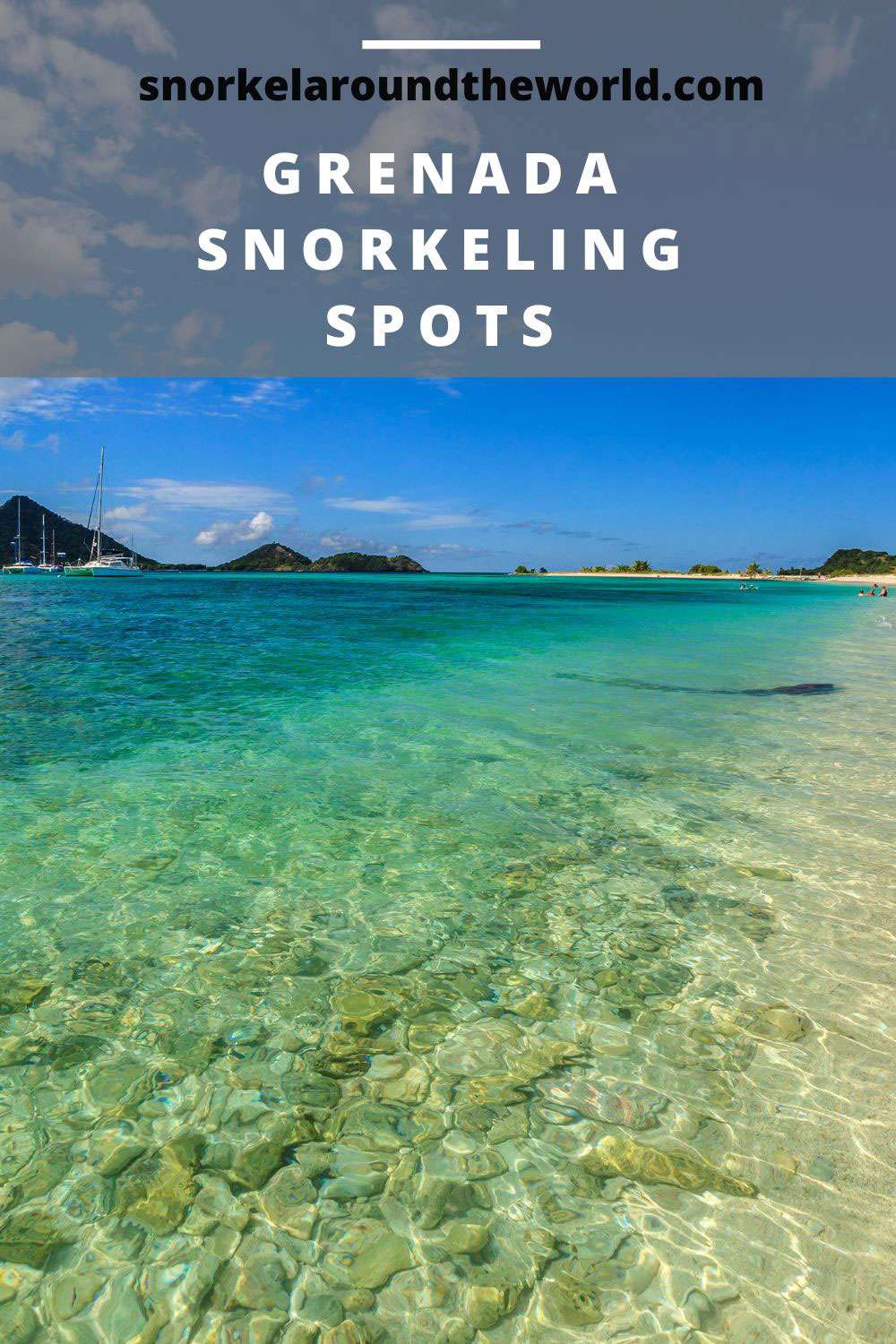 Grenada Snorkeling spots pin