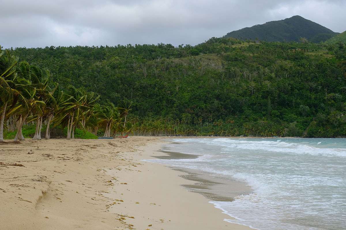 Playa Rincon Beach in a cloudy day