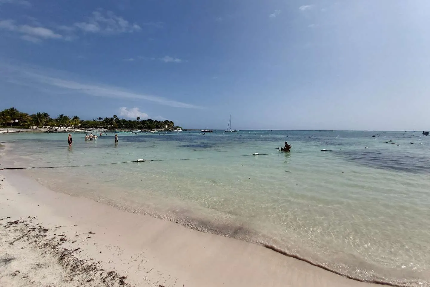 people at akumal beach Mexico