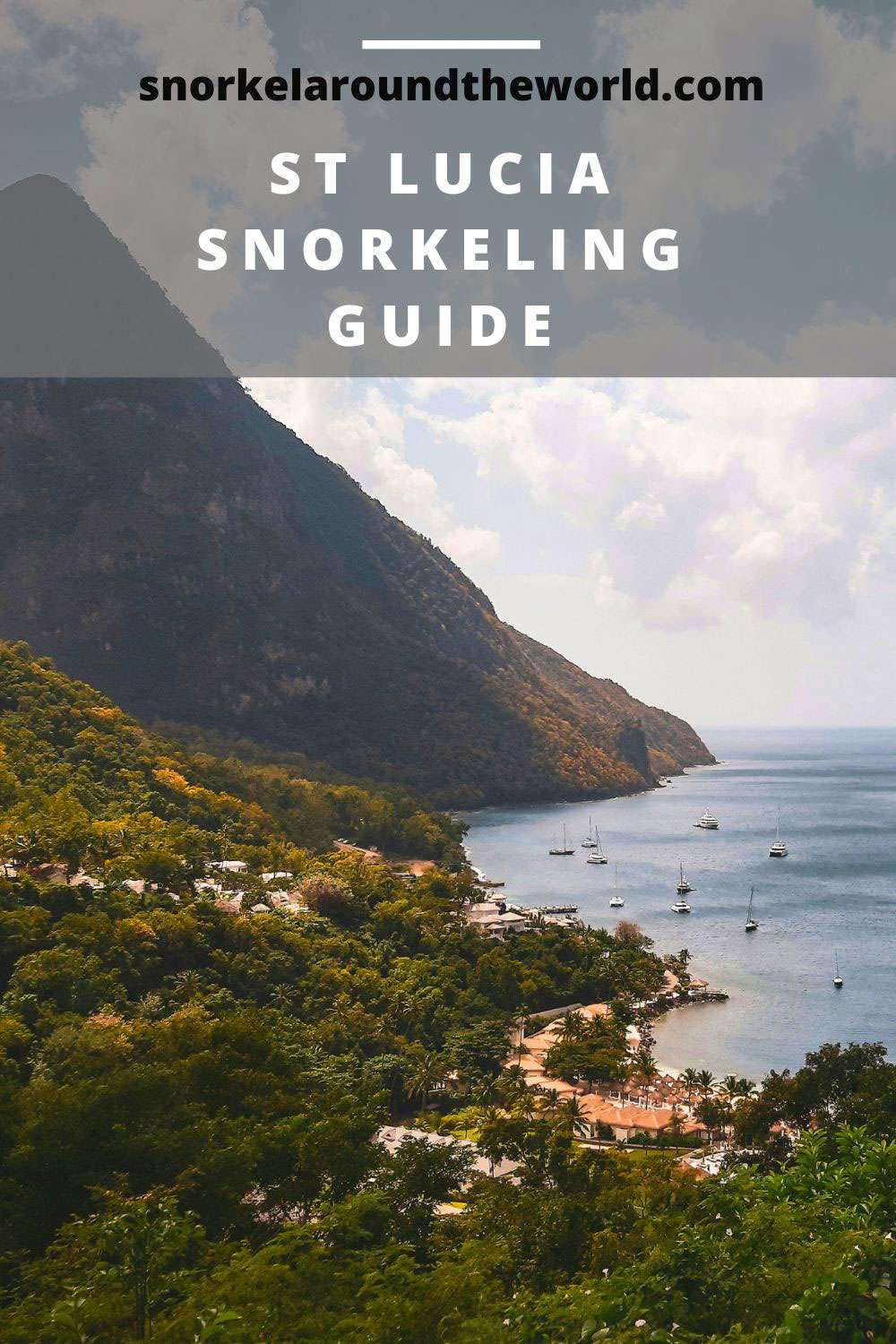 St Lucia Snorkeling Spots - Pin