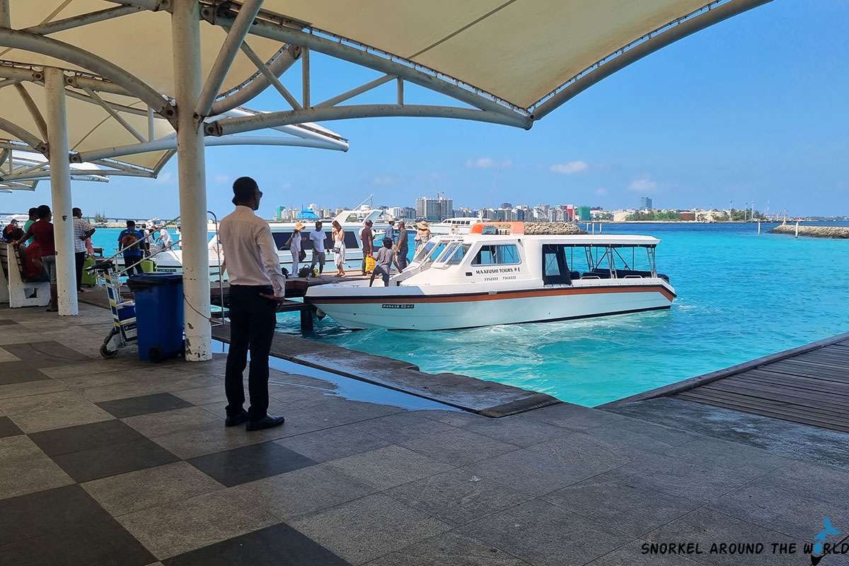 Male speedboat terminal