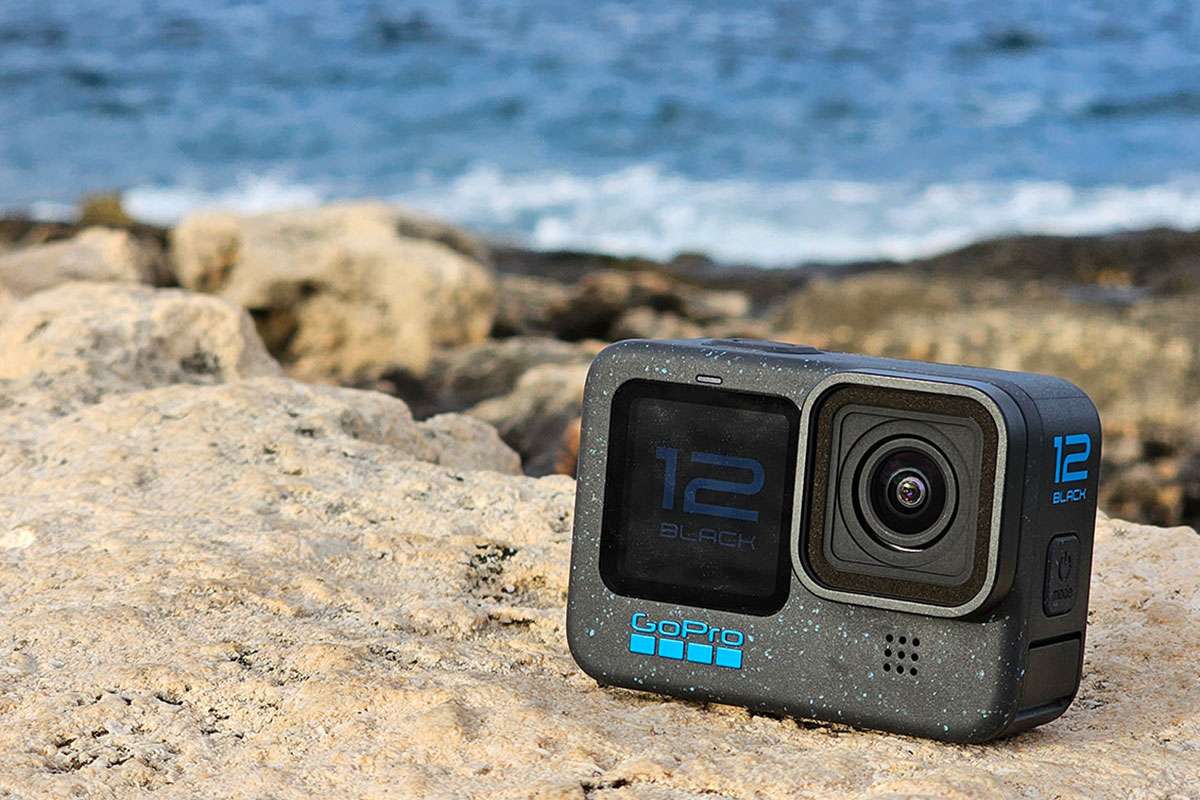 New GoPro Hero 12 on the beach