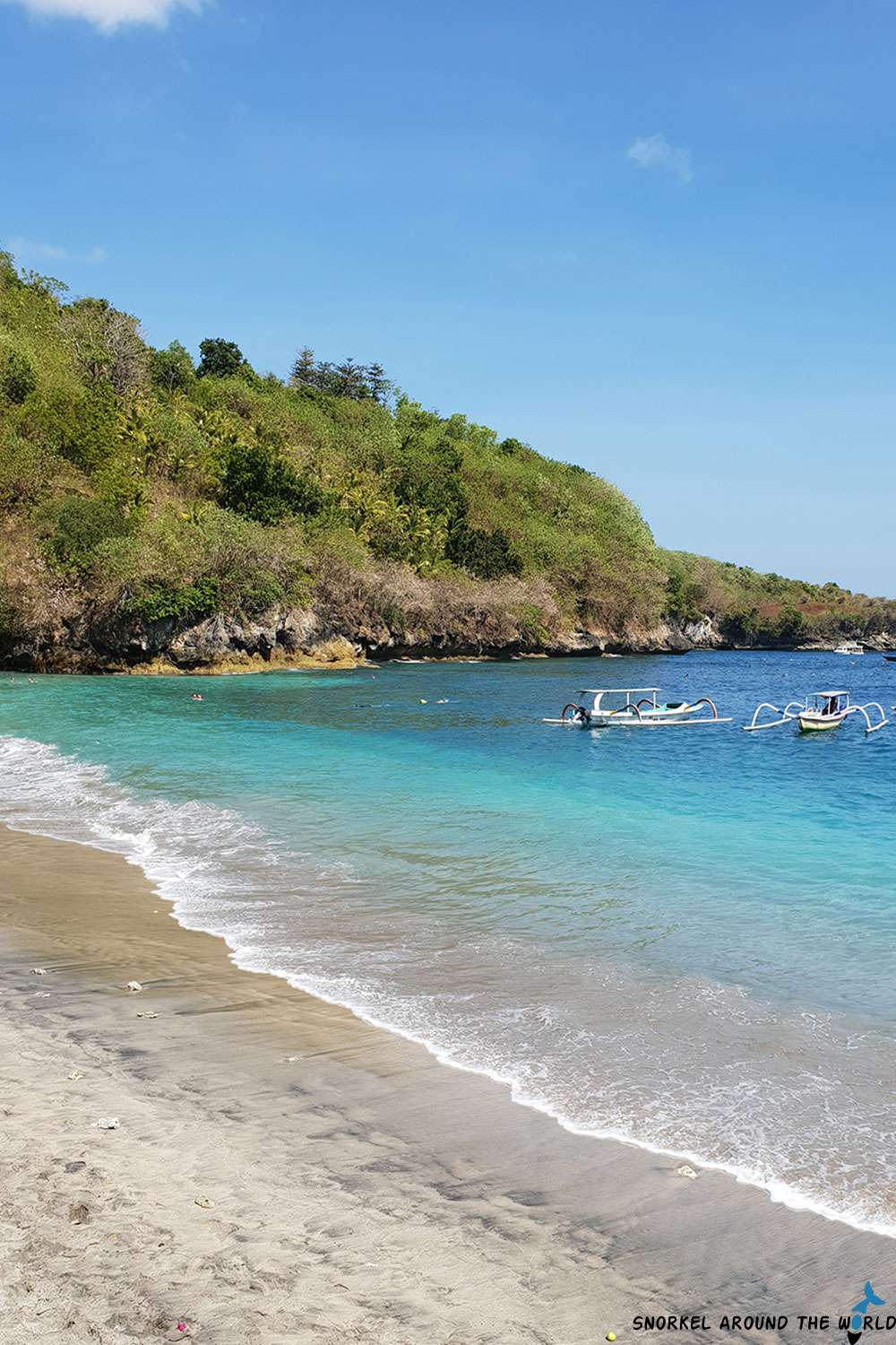 Crystal Beach snorkeling area (left side)