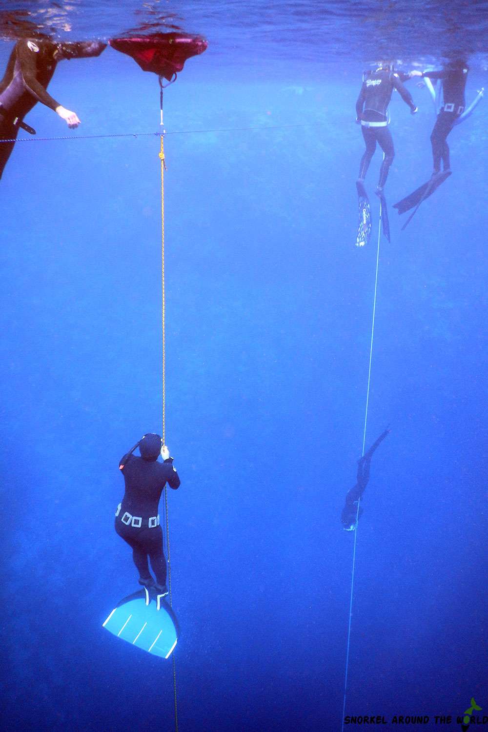 freediving training in Dahab - Blue Hole