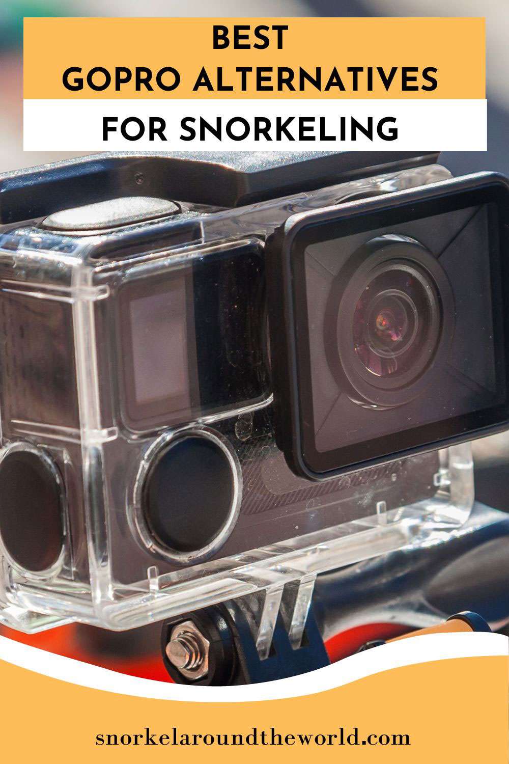 GoPro alternatives for snorkeling - Pin it image