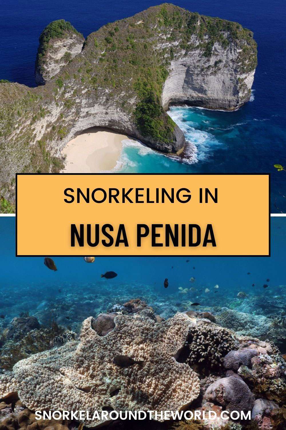 Nusa Penida snorkeling - Pin it image