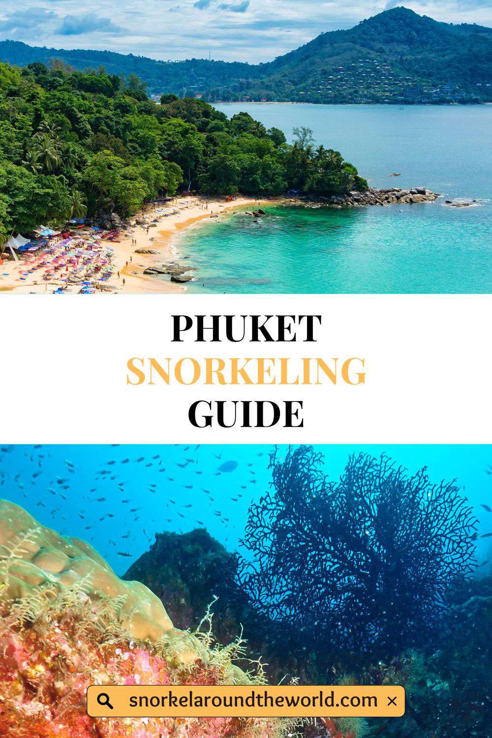Phuket snorkeling guide - Pinterest image