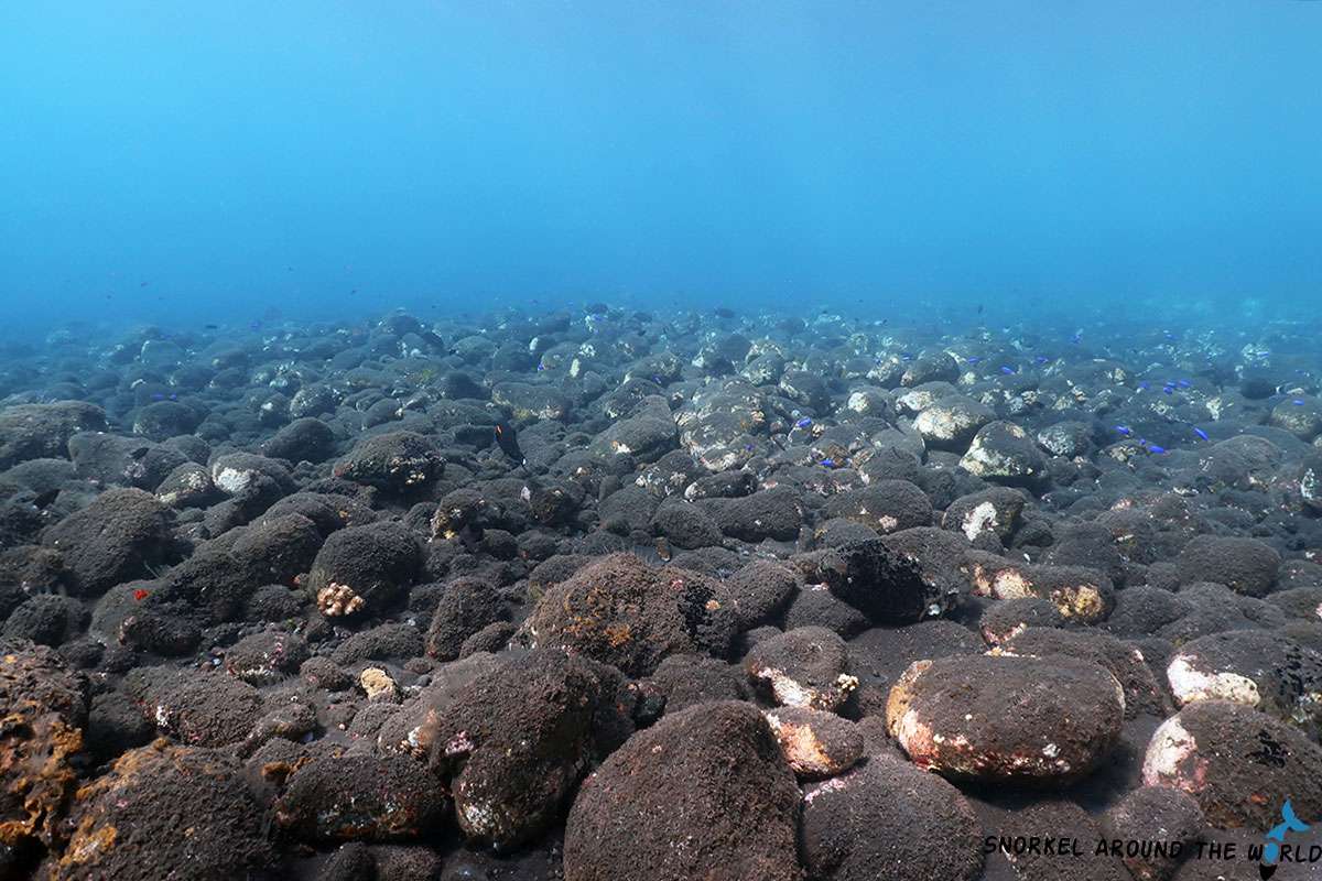 USAT Liberty wreck - rocky entrance (underwater)